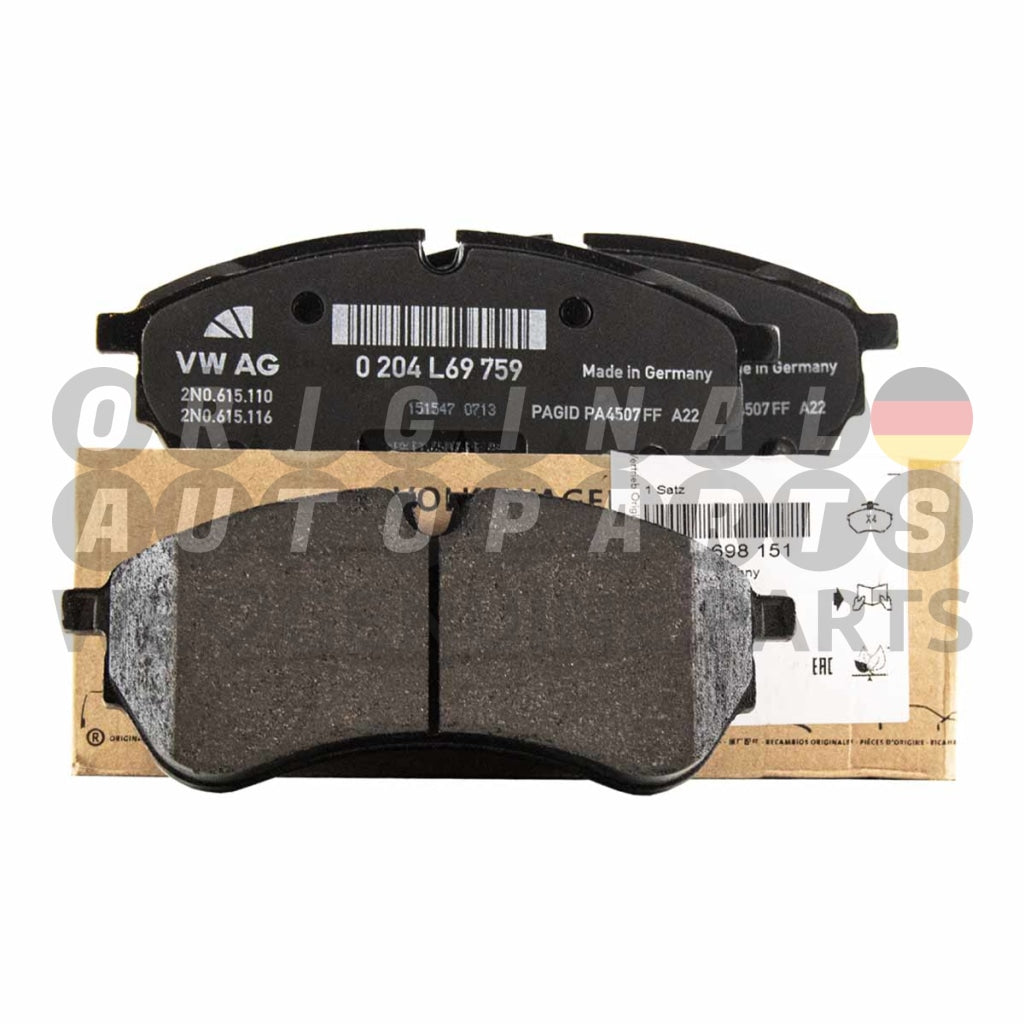 Genuine VW Audi Brake Pads Set 2N0698151