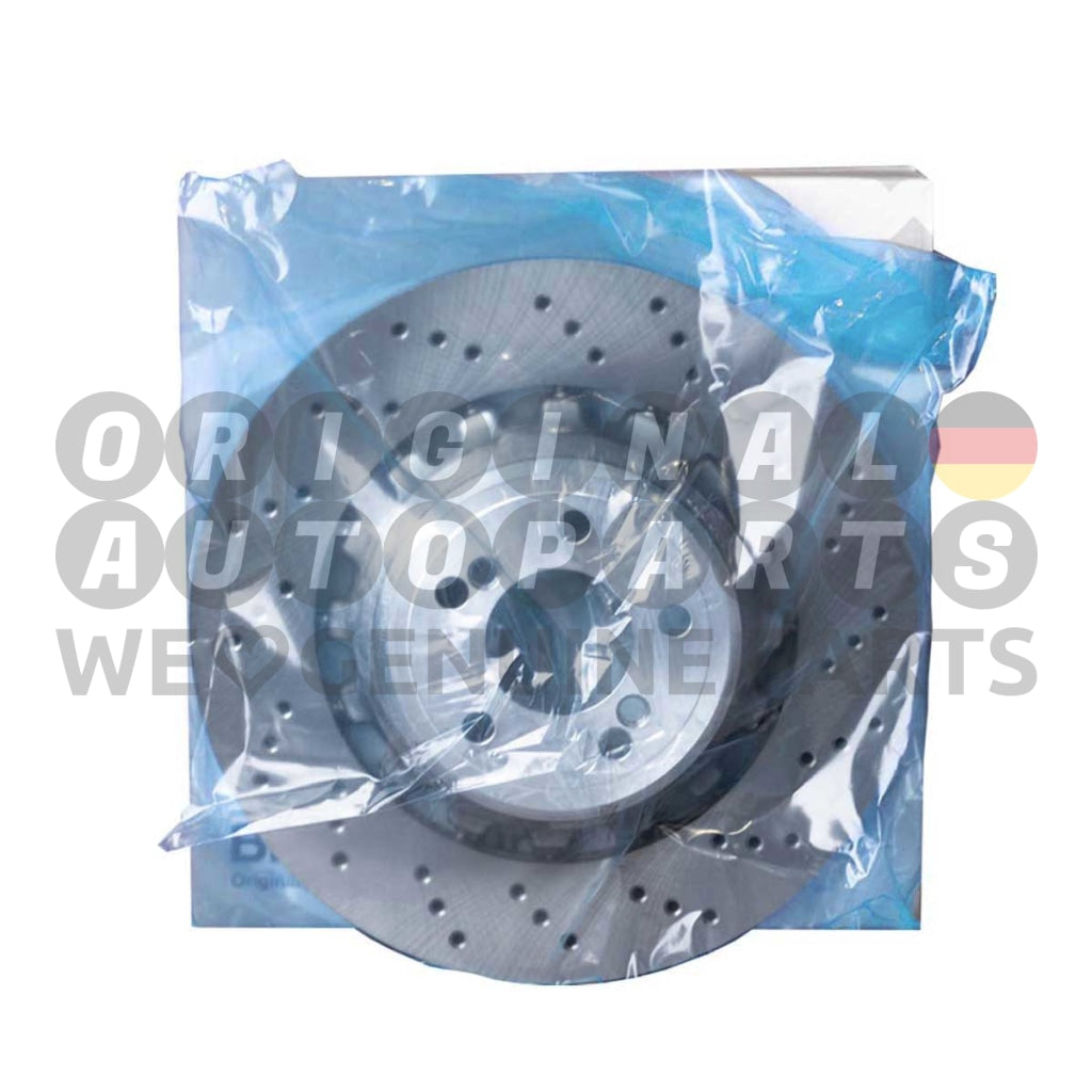 Genuine BMW M Brake Disc Rotor rear left 385x24mm 34212284903 X5 F85 X6 F86