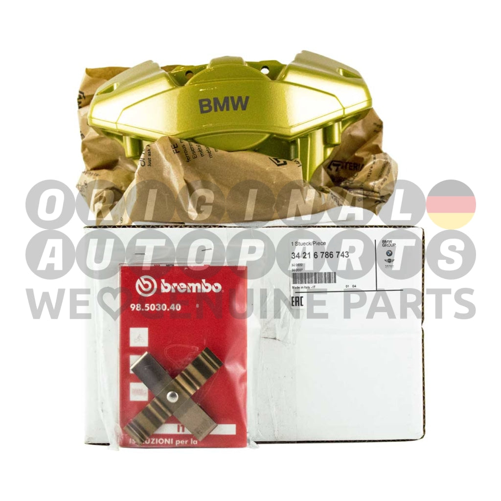 Genuine BMW Performance Brake Caliper rear left 34216786743